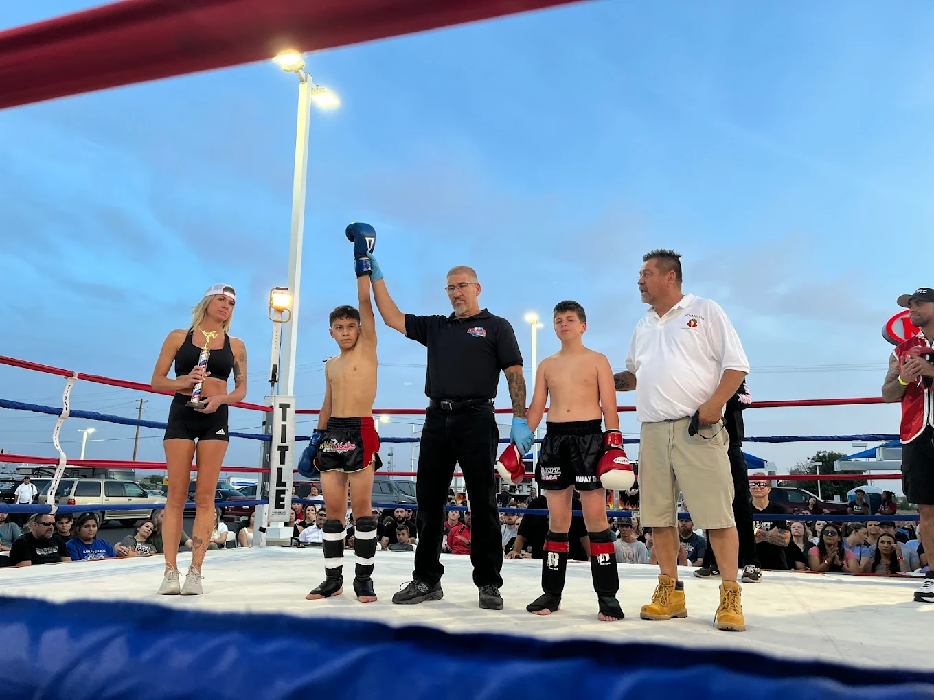 Boxing Ring with fighters